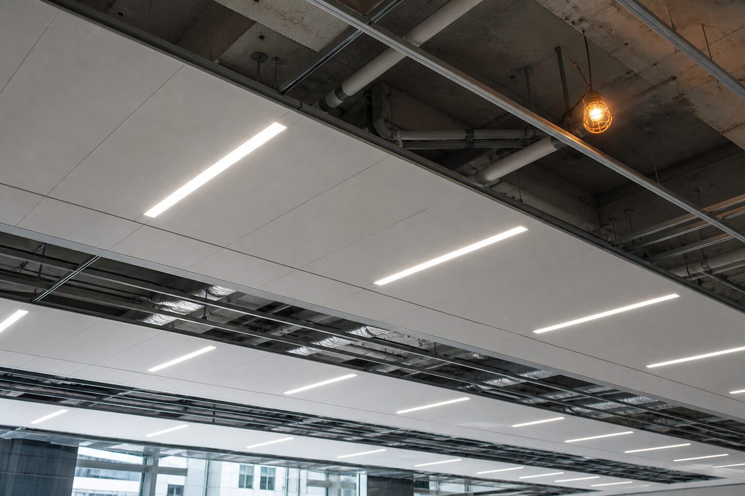 Office lighting installation